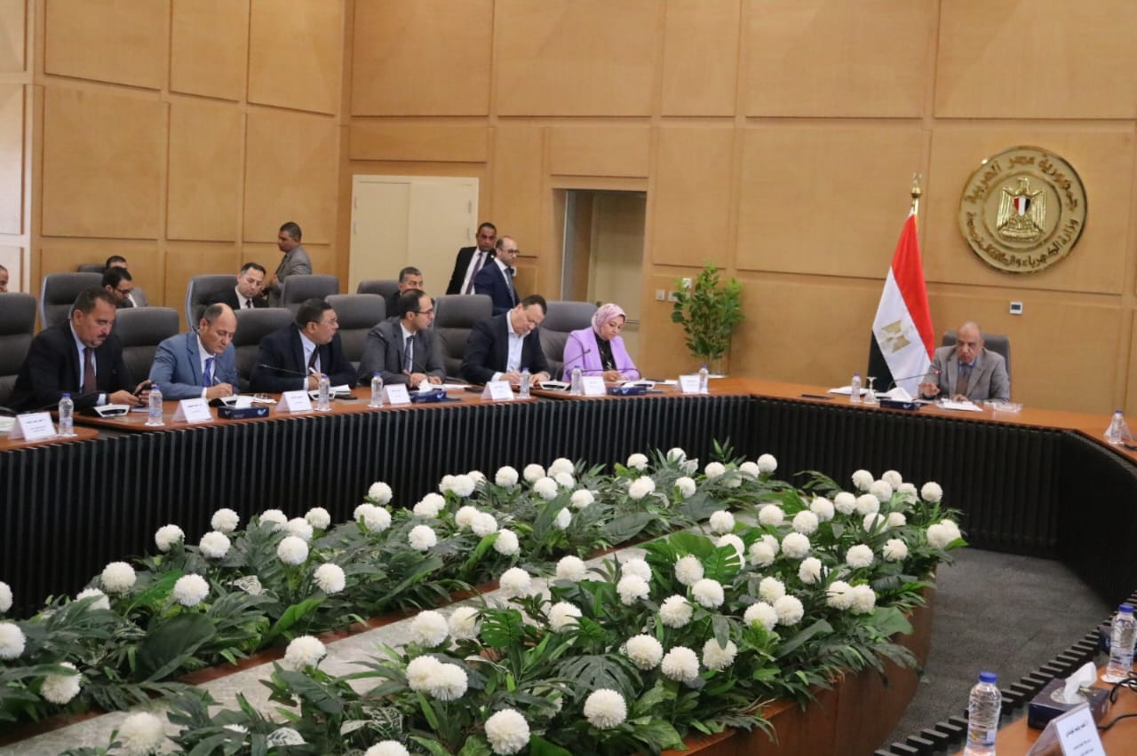 وزير الكهرباء مع قيادات الوزارة والشركة القابضة لكهرباء مصر