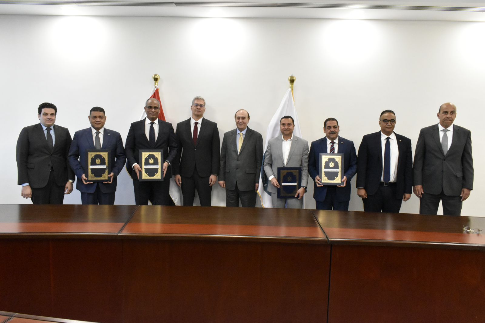 مراسم توقيع اتفاقية المساهمين لإنشاء شركة الأسكندرية