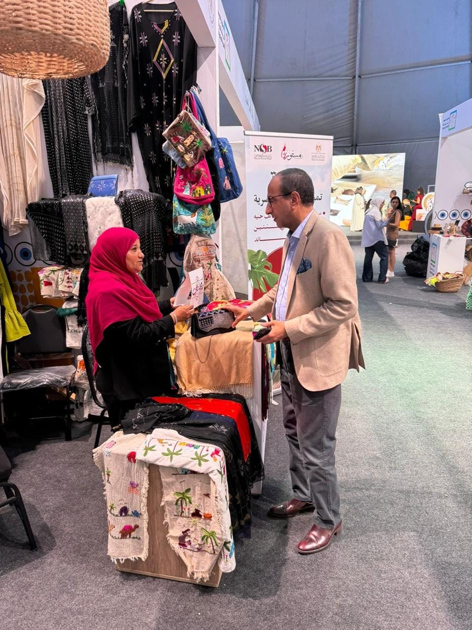 فعاليات معرض تنمية الأسرة المصرية بمهرجان العلمين الجديدة