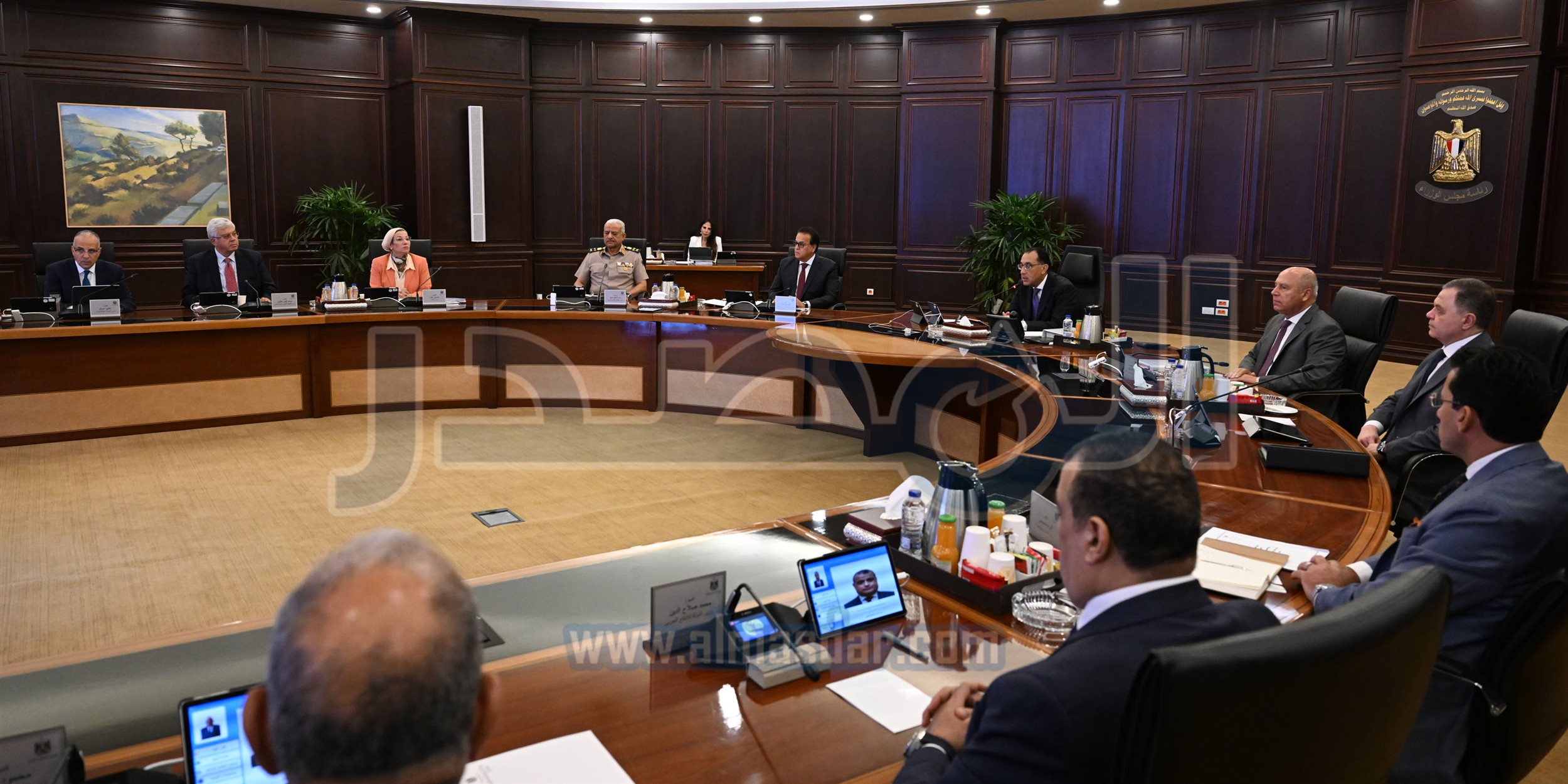 مجلس الوزراء يبدأ اجتماعه الأسبوعي بمدينة العلمين الجديدة
