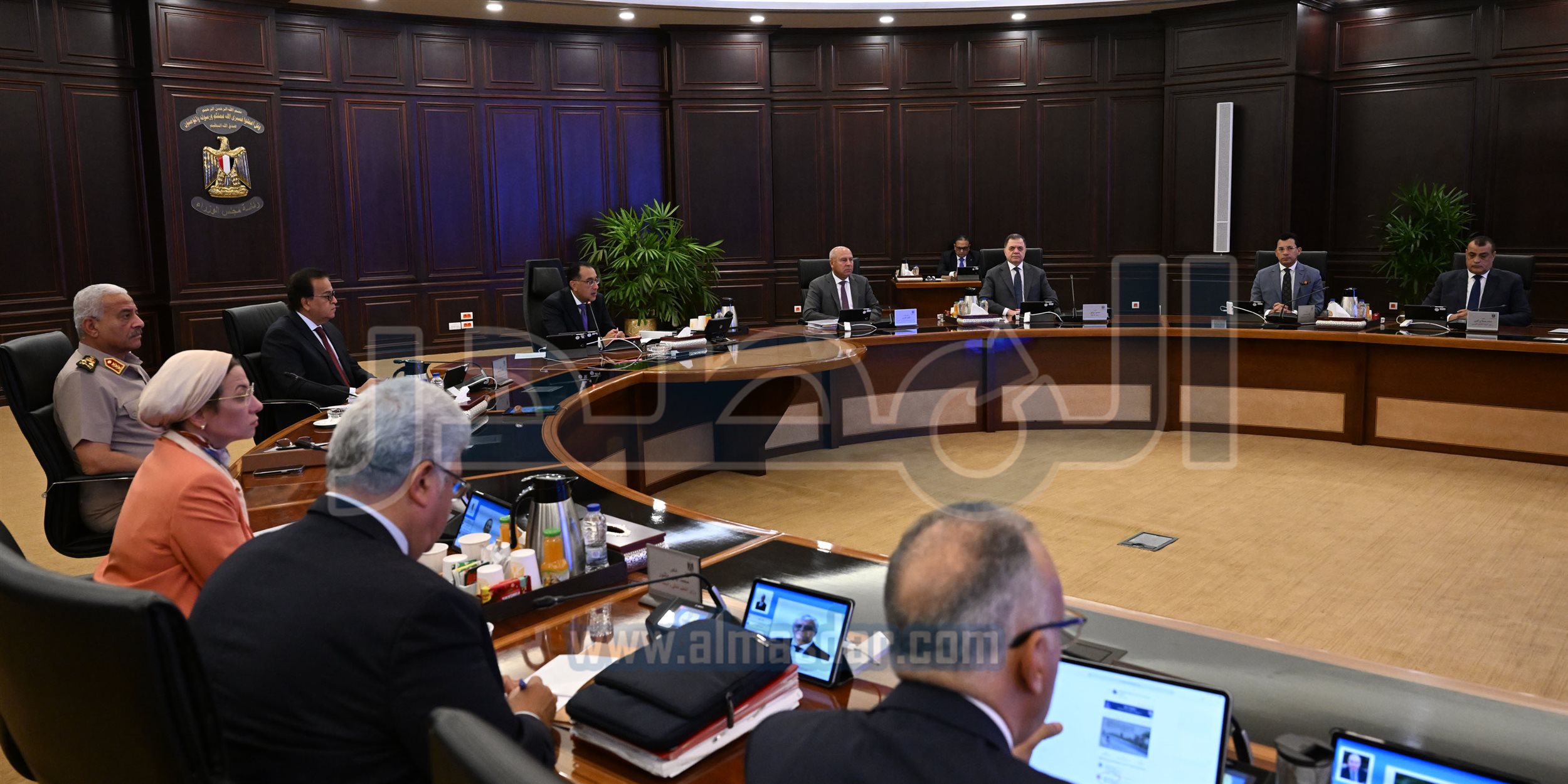 مجلس الوزراء يبدأ اجتماعه الأسبوعي بمدينة العلمين الجديدة
