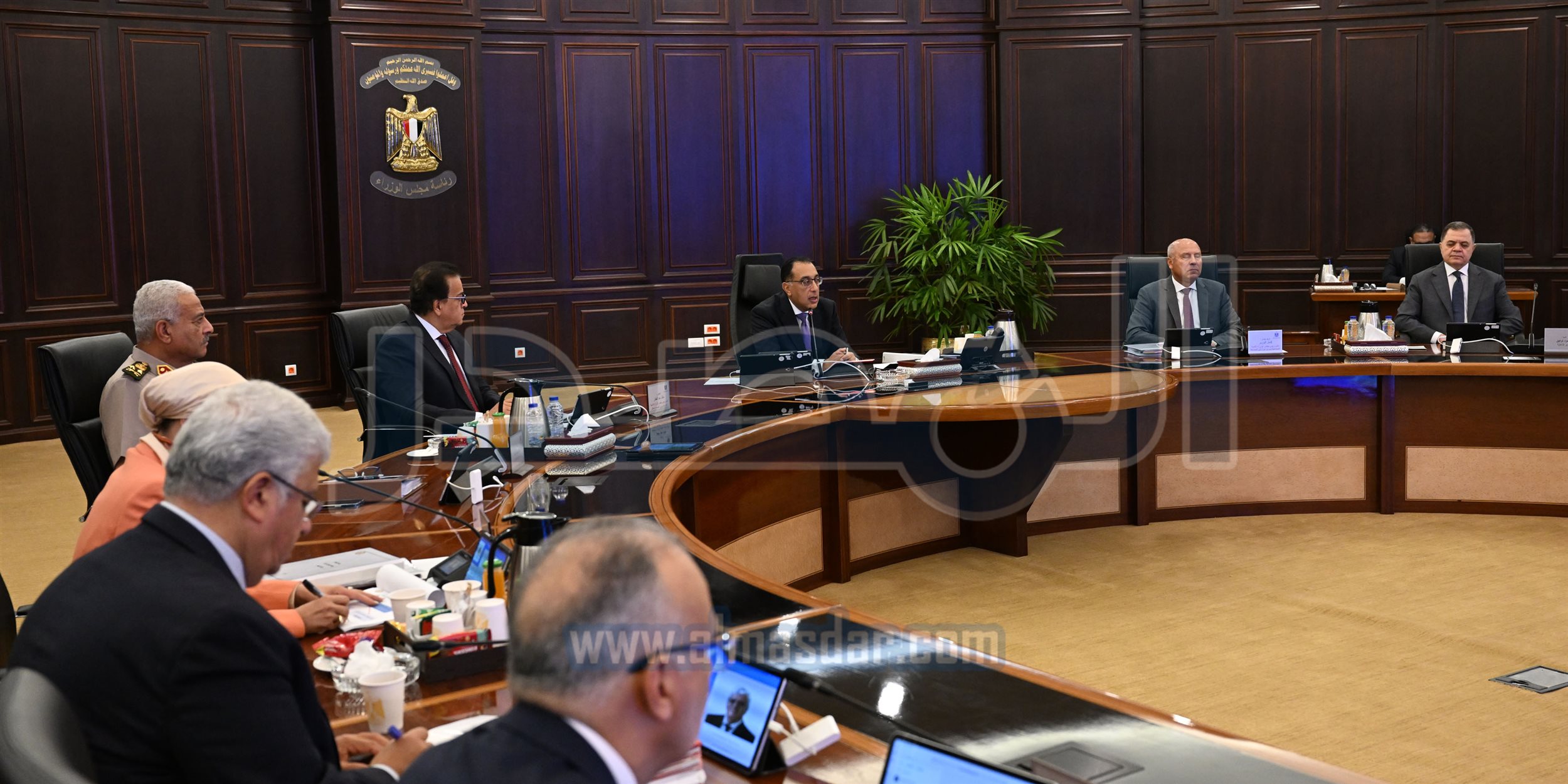 مجلس الوزراء يبدأ اجتماعه الأسبوعي بمدينة العلمين الجديدة