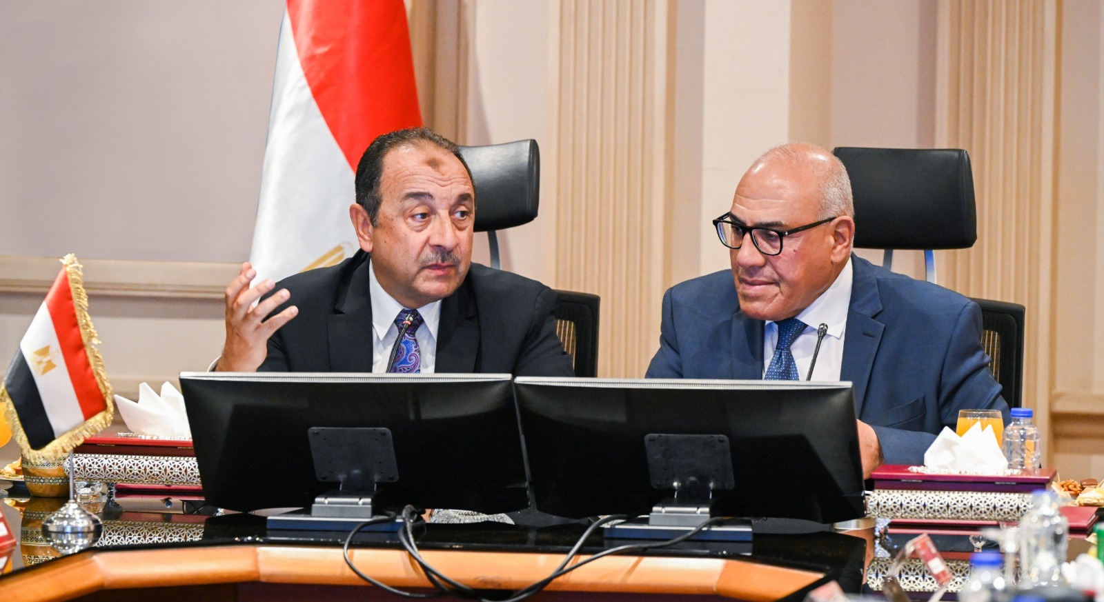 وزير قطاع الأعمال العام ورئيس الهيئة العربية للتصنيع يشهدان توقيع بروتوكولات