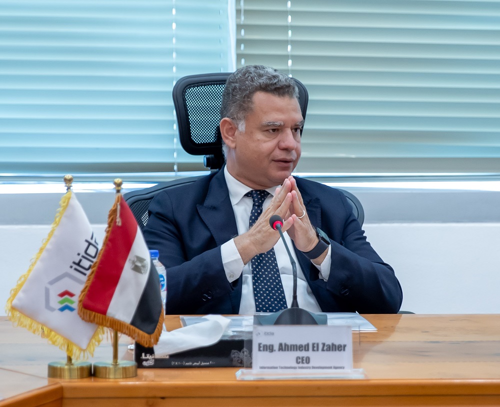 المهندس أحمد الظاهر الرئيس التنفيذي لهيئة تنمية صناعة تكنولوجيا المعلومات
