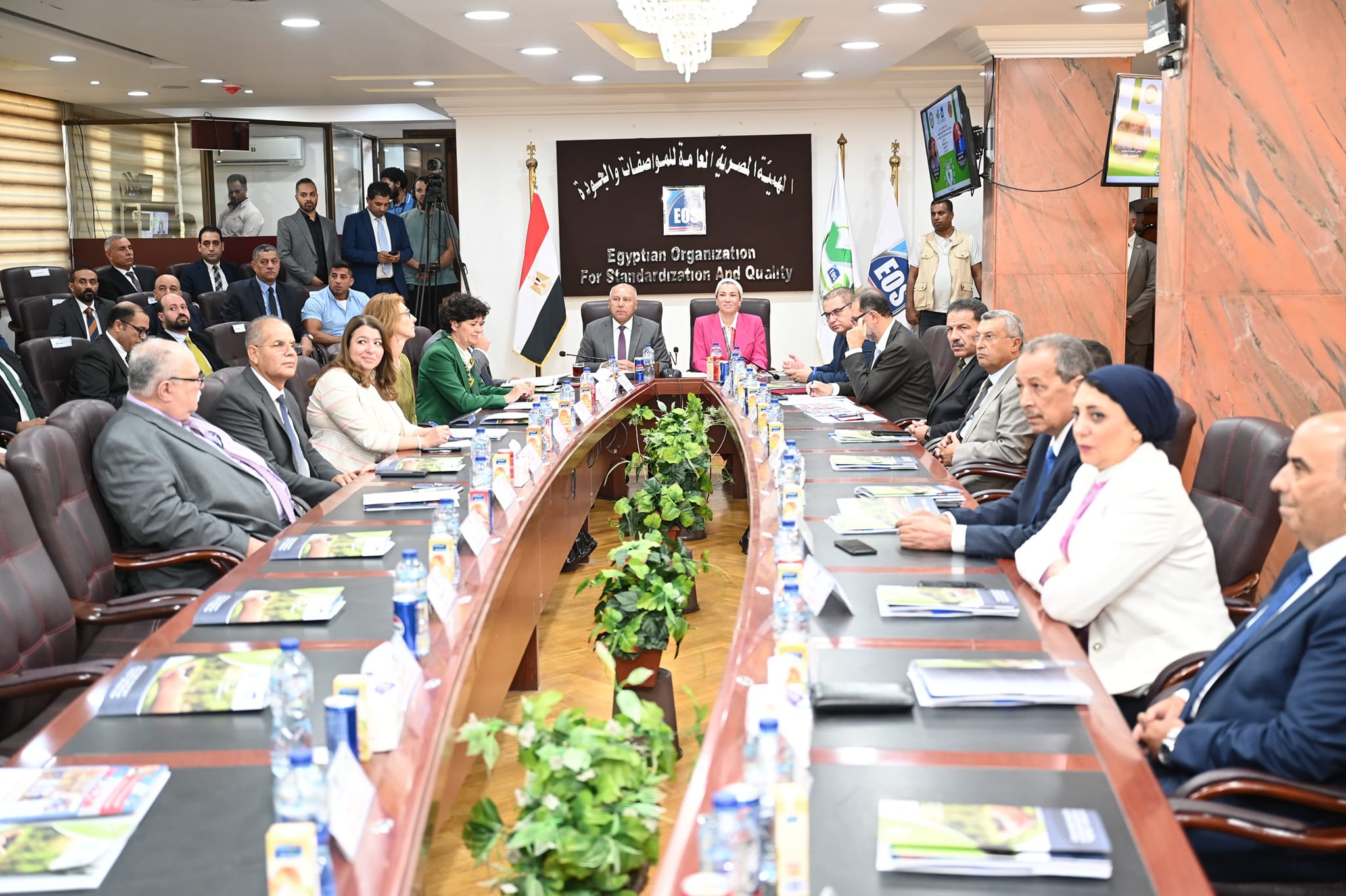 احتفال الهيئة المصرية العامة للمواصفات والجودة بإصدار أول تقرير لبصمتها الكربونية
