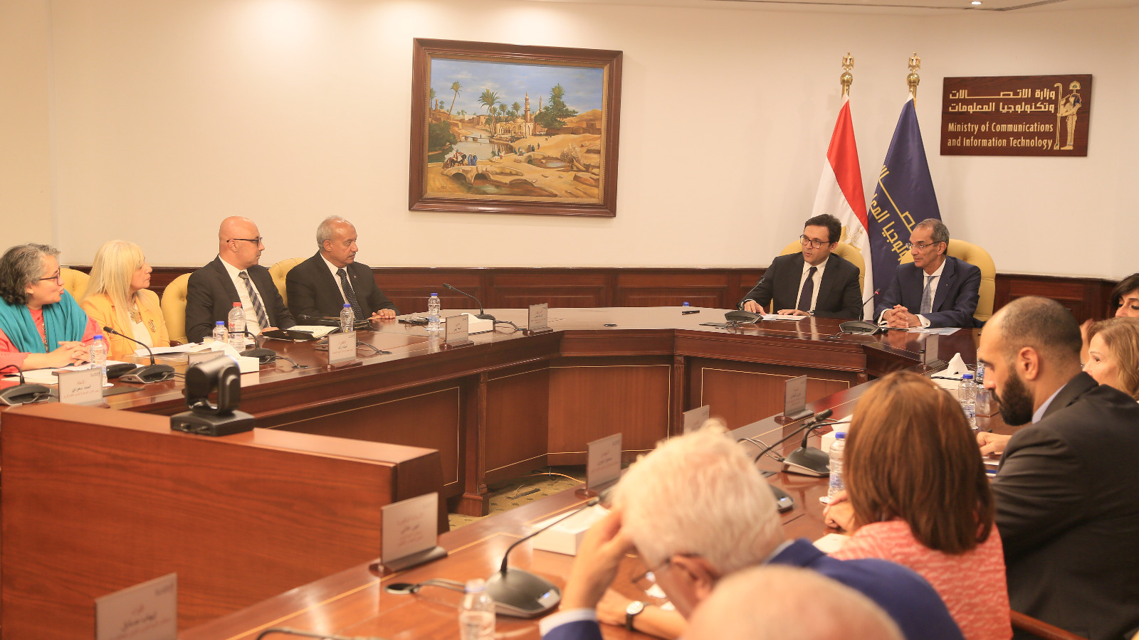 تعاون بين وزيرا الاتصالات وتكنولوجيا المعلومات والثقافة