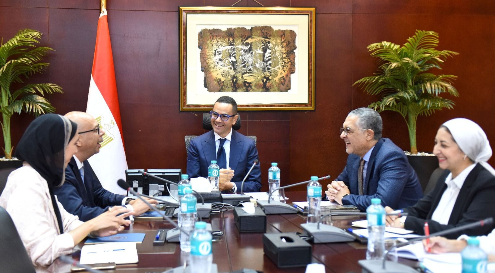 وزير الاستثمار يلتقى المدير التنفيذي لمجموعة سان جوبان مصر