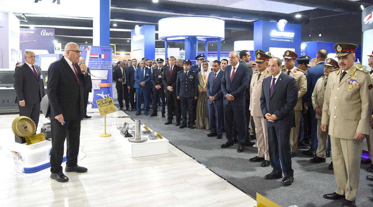 السيسي يشهد انطلاق معرض مصر الدولي للطيران والفضاء 2024