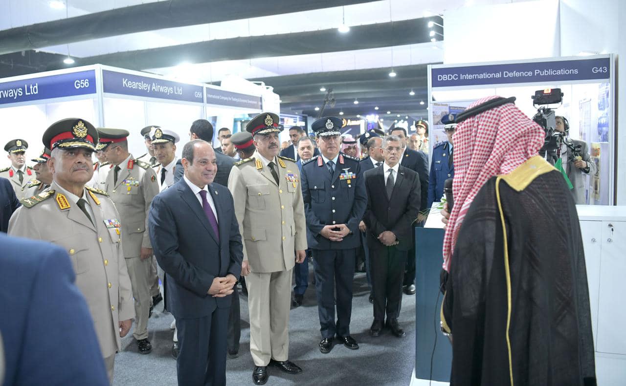 السيسي يشهد انطلاق معرض مصر الدولي للطيران والفضاء 2024