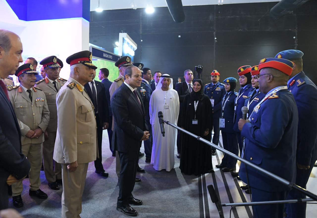 السيسي يشهد انطلاق معرض مصر الدولي للطيران والفضاء 2024