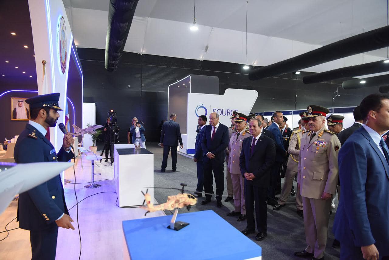 السيسي يشهد انطلاق معرض مصر الدولي للطيران والفضاء 2024