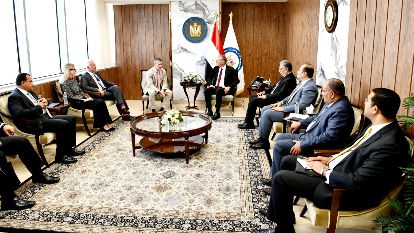 وزير البترول يلتقي وفد شركة كابريكورن