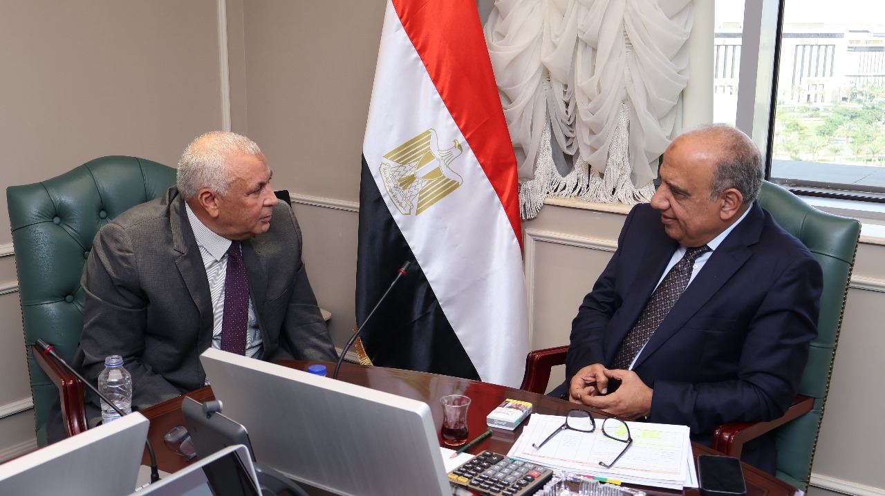 وزير الكهرباء والطاقة المتجددة يستقبل محافظ الوادي الجديد