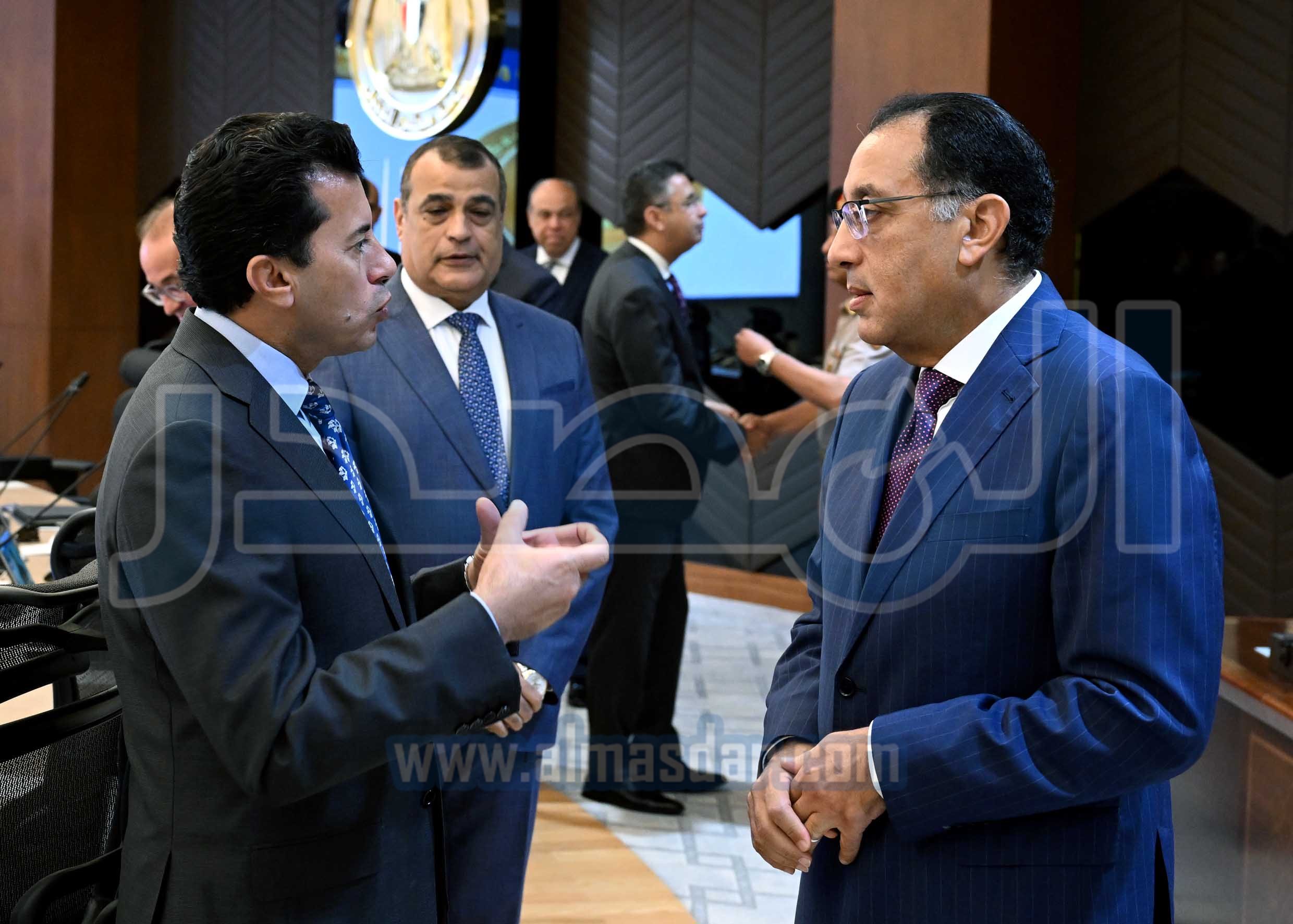 اجتماع رئيس مجلس الوزراء بالعاصمة الإدارية الجديدة
