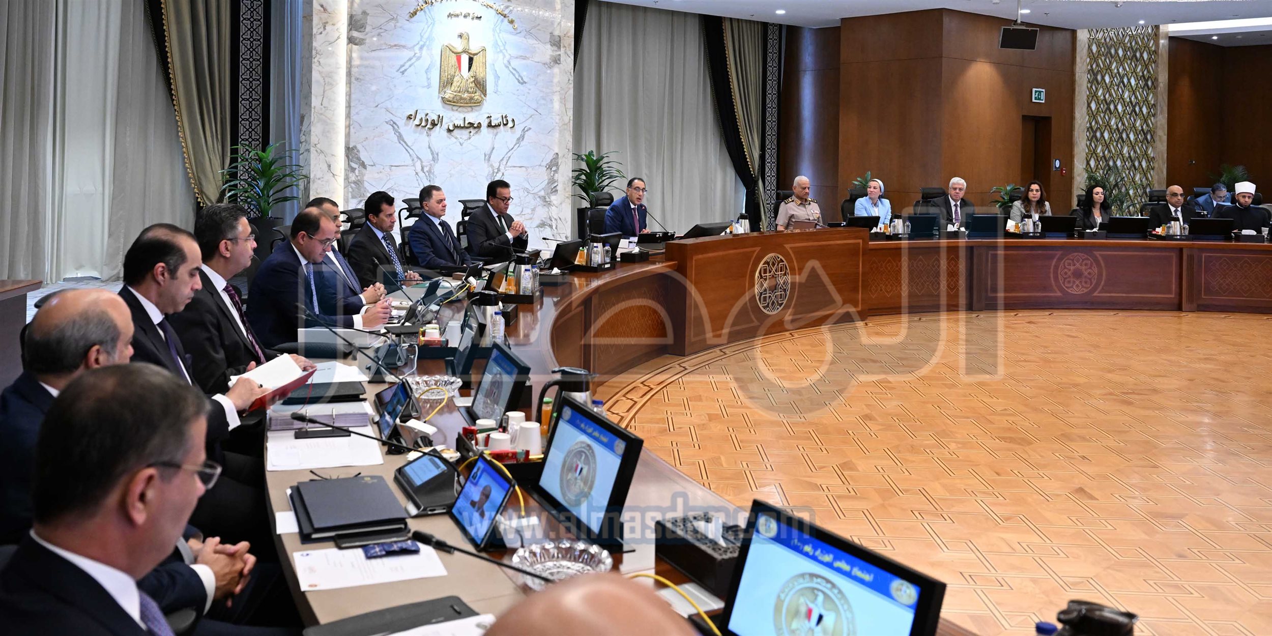 اجتماع رئيس مجلس الوزراء بالعاصمة الإدارية الجديدة