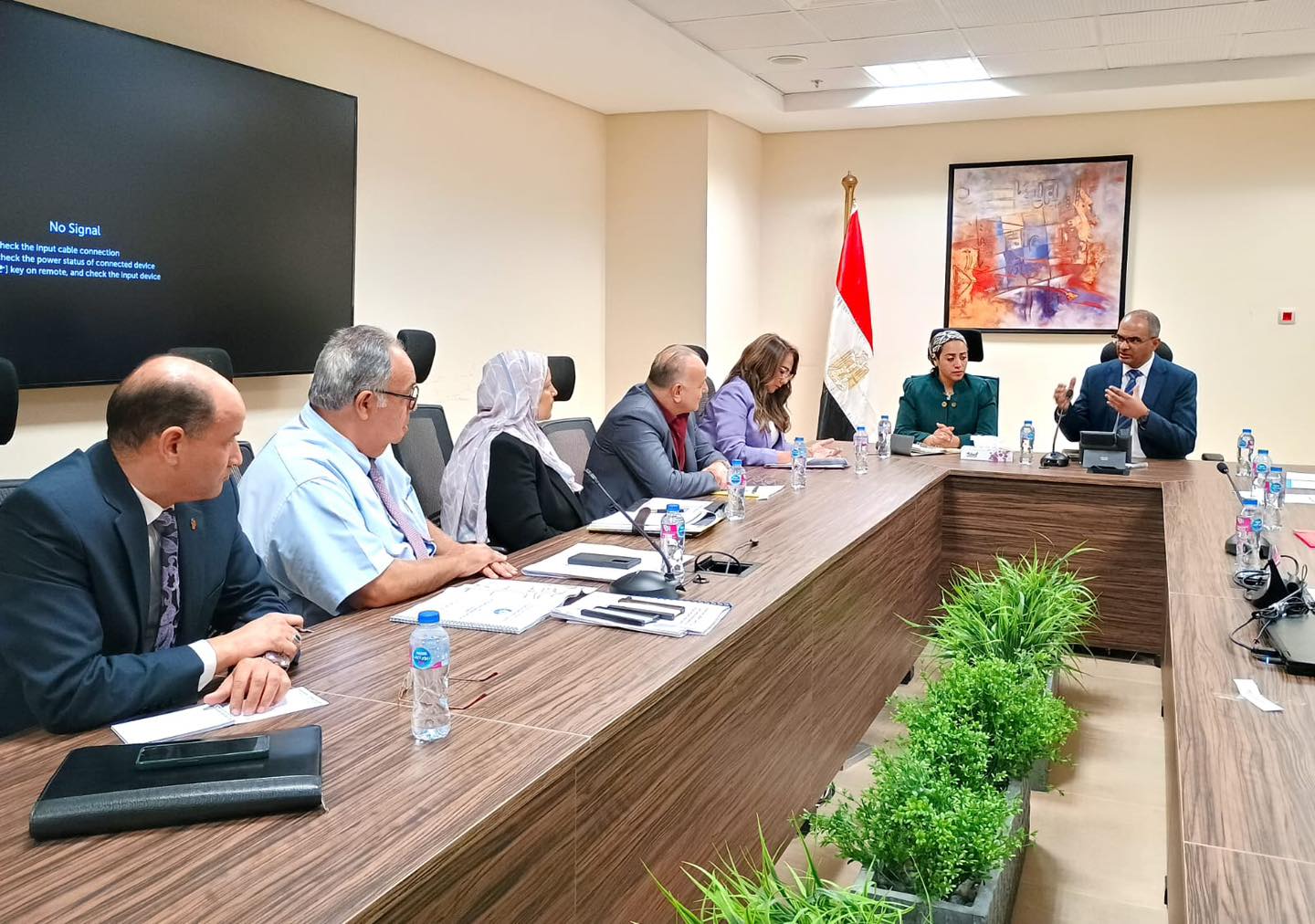 تعاون بين الإسكان وجنوب سيناء لإعادة تأهيل محطة الصرف الصحي بدهب