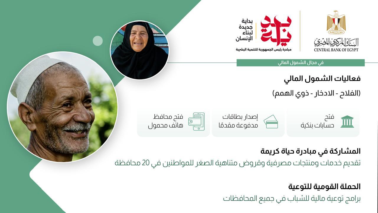 البنك المركزي يشارك في مبادرة بداية جديدة لبناء الإنسان