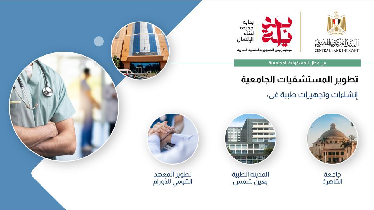 البنك المركزي يشارك في مبادرة بداية جديدة لبناء الإنسان