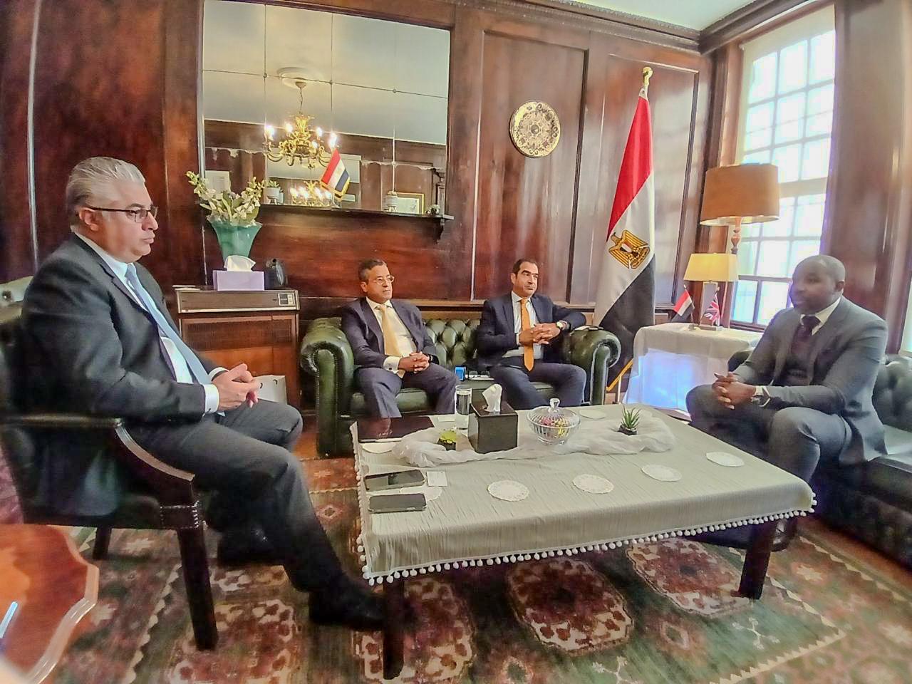 وليد جمال الدين يلتقي عددًا من ممثلي الشركات البريطانية