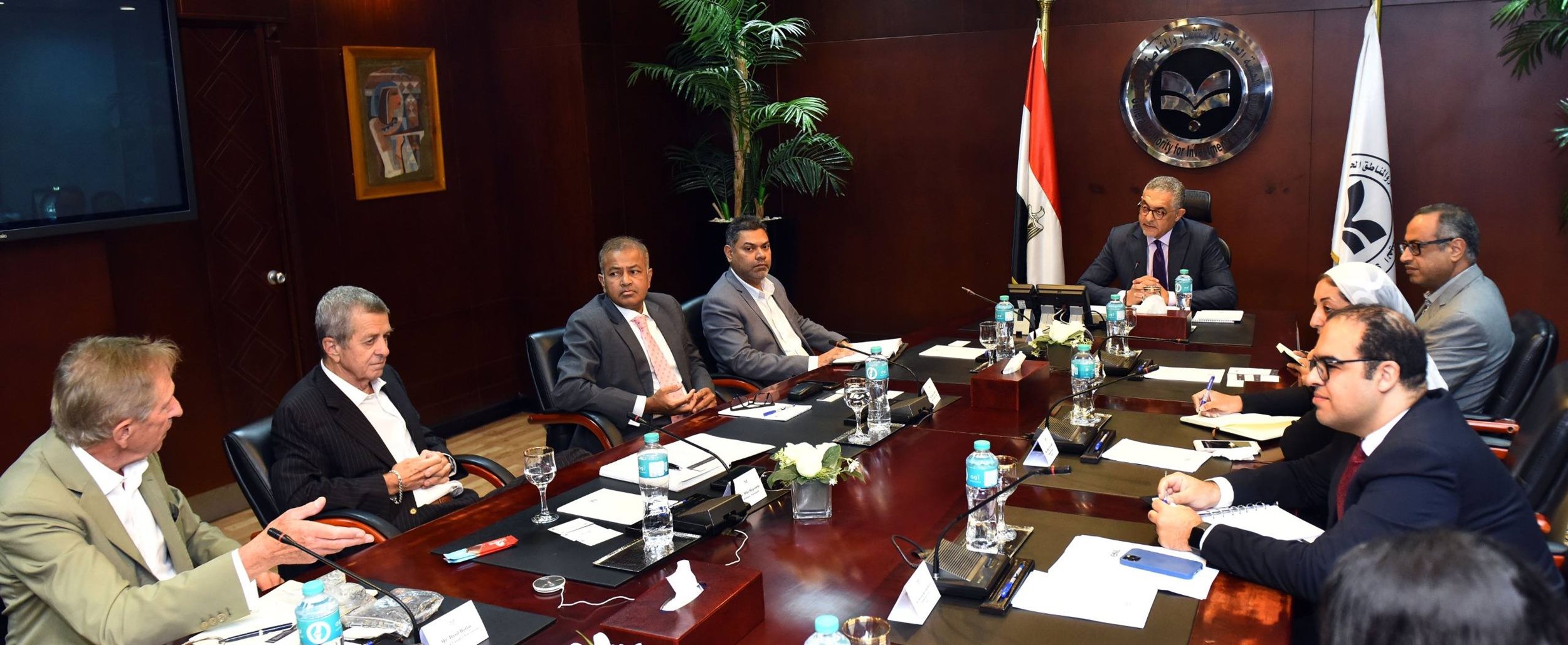 حسام هيبة يلتقي ممثلي مجموعة شركات موريشية
