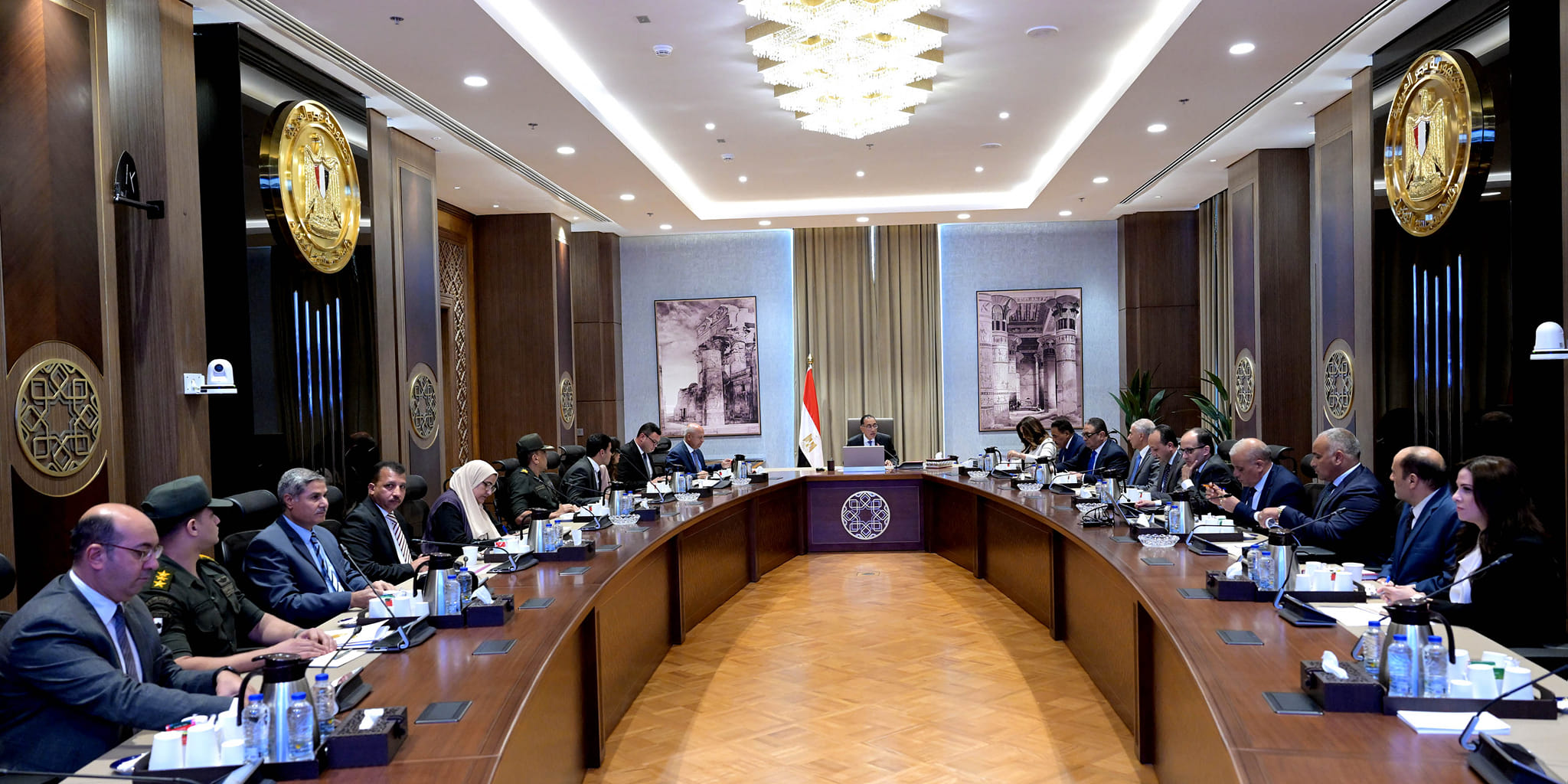 اجتماع متابعة المرحلة الأولى من مشروع تنمية مدينة رأس الحكمة