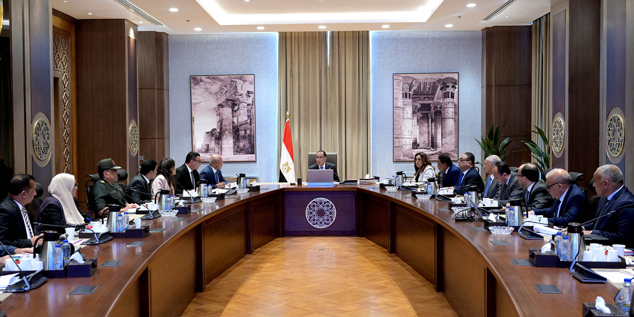 اجتماع متابعة المرحلة الأولى من مشروع تنمية مدينة رأس الحكمة