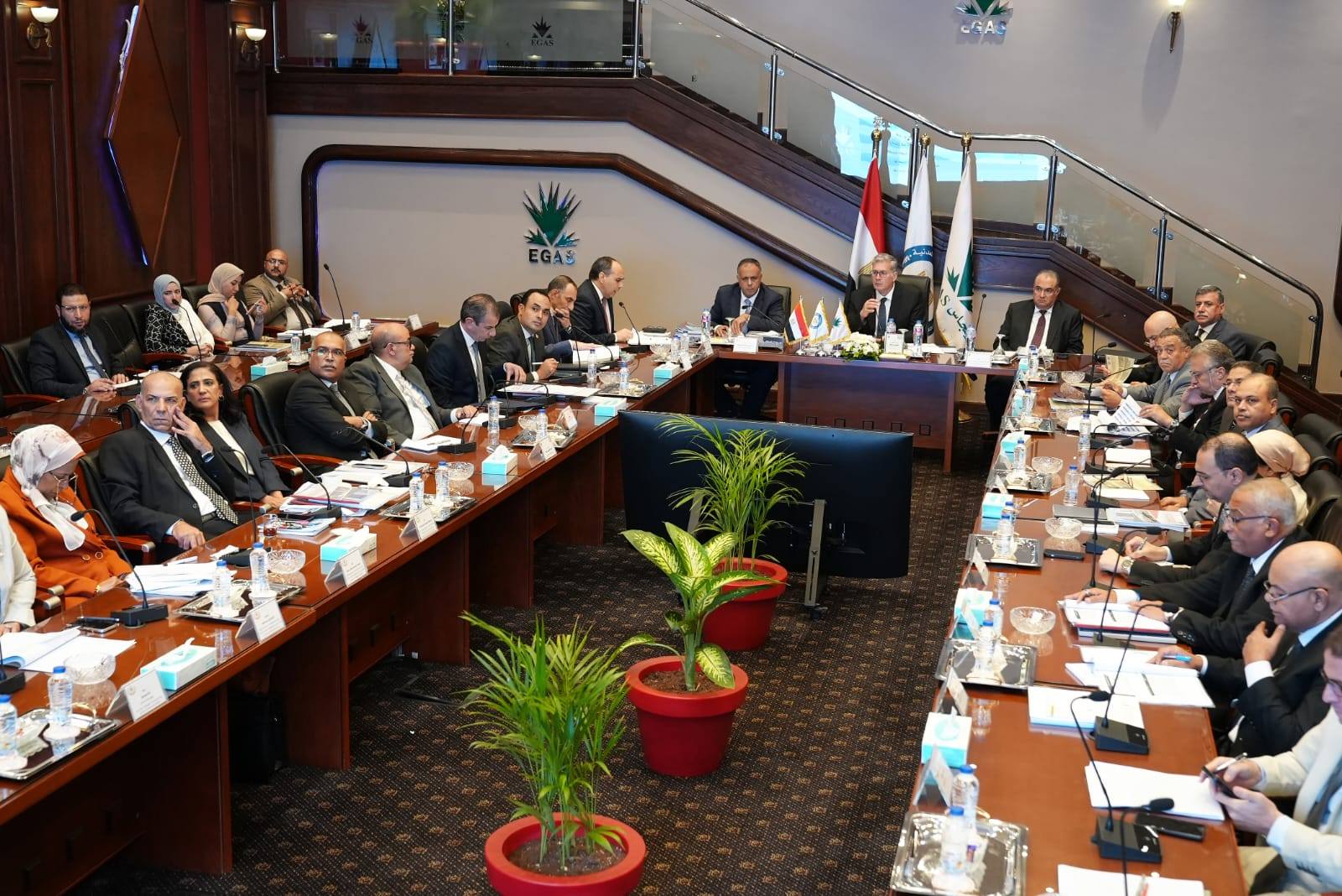 وزير البترول خلال رئاسة جمعية شركة الغازات البترولية بتروجاس