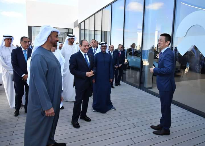 الرئيس السيسي ومحمد بن زايد يشهدان إطلاق مشروع رأس الحكمة