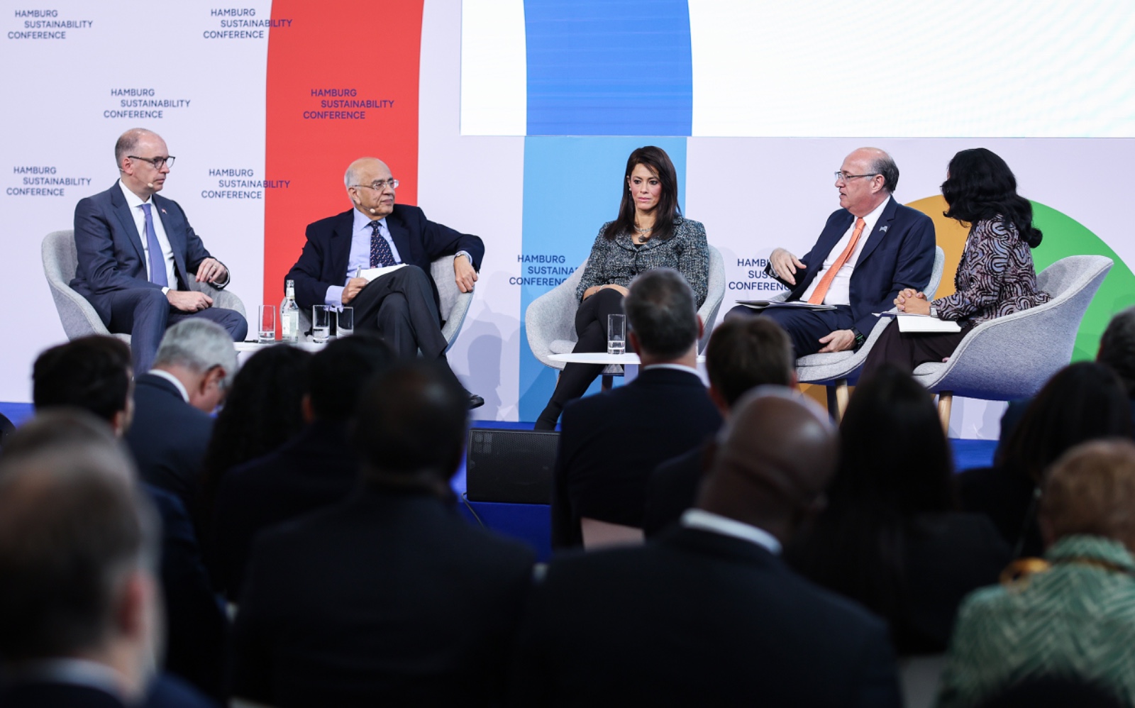 المشاط خلال مؤتمر هامبورج للاستدامة