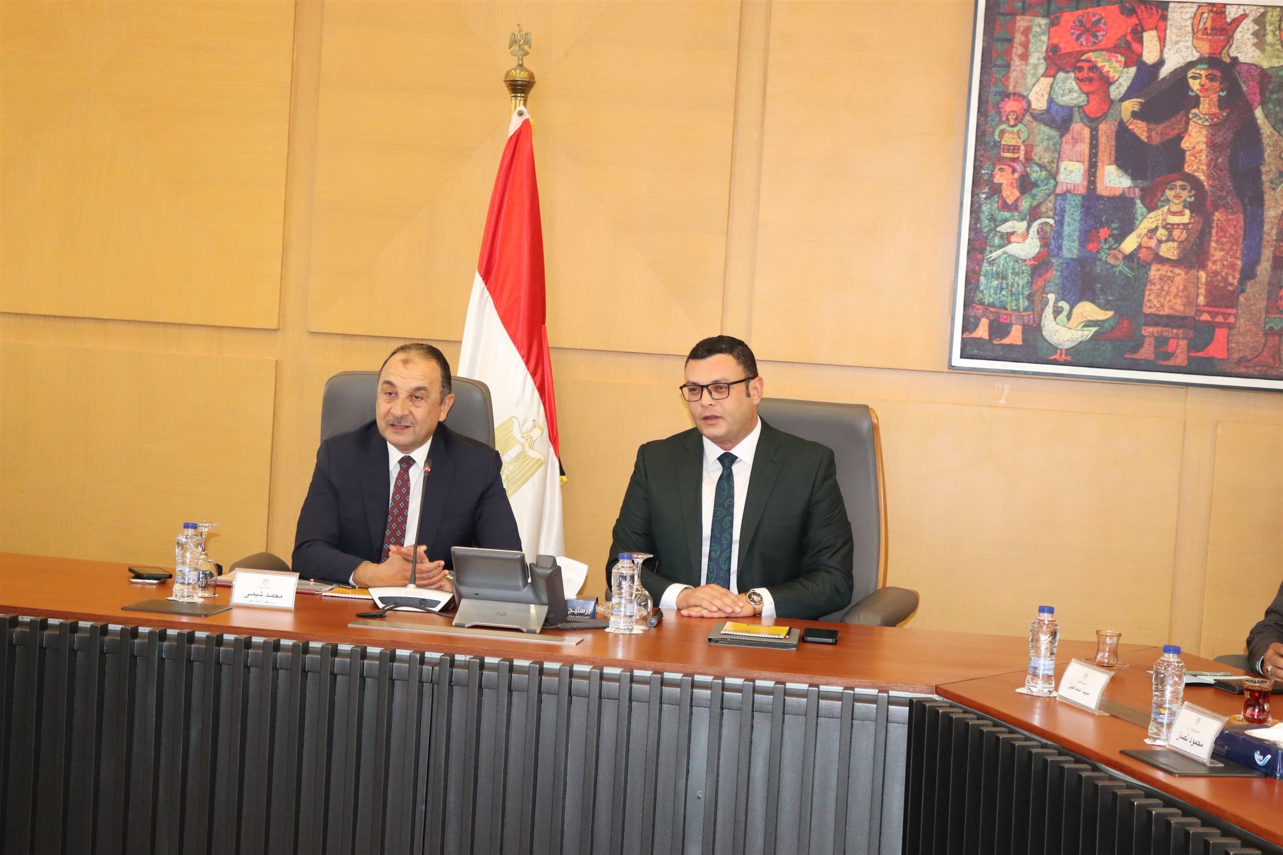 وزير الإسكان ووزير قطاع الأعمال