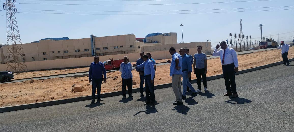الشربينى يتابع أعمال التطوير بعددٍ من المناطق الصناعية والسكنية