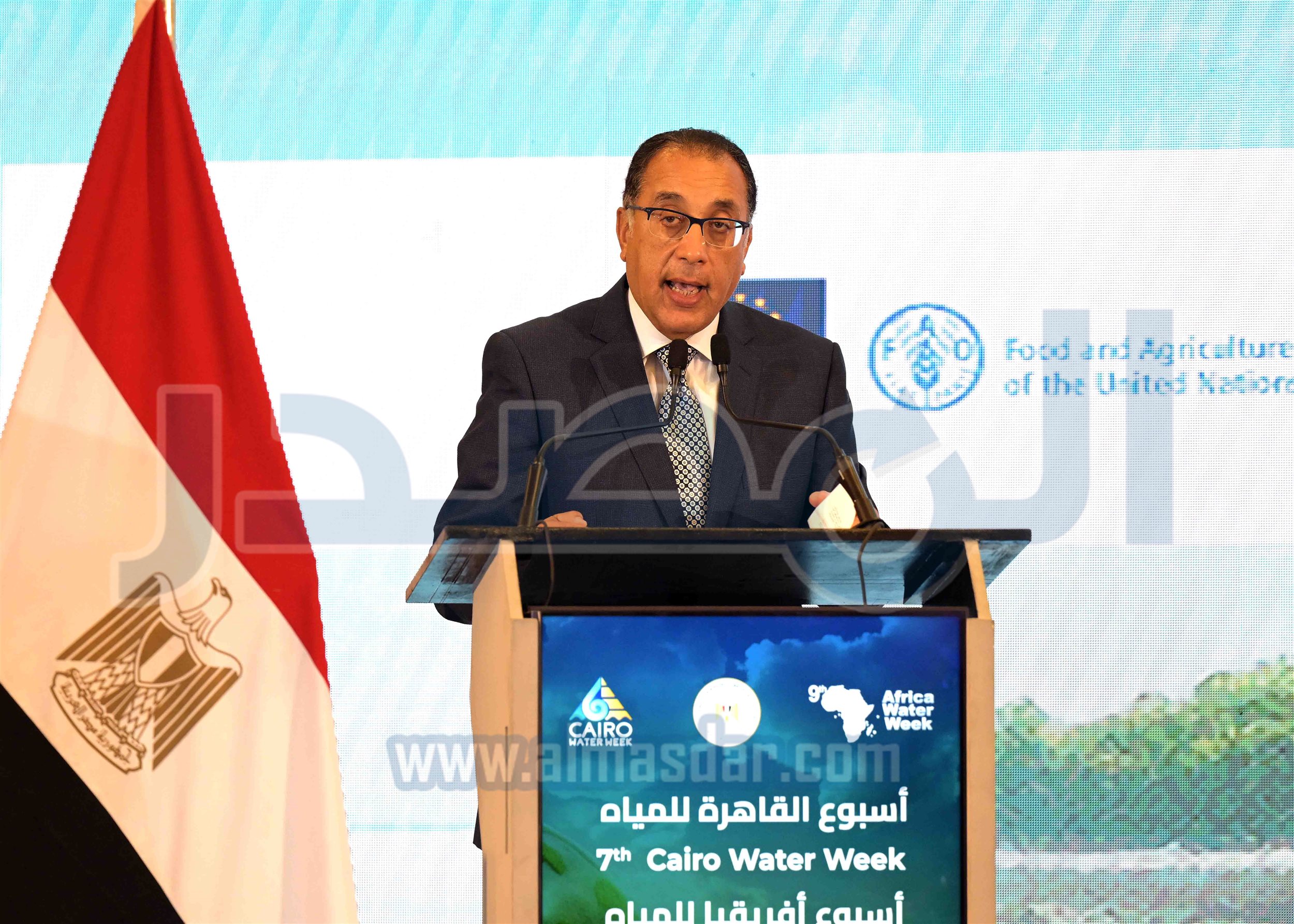 مدبولي يشارك في فعاليات الجلسة الافتتاحية لأسبوع القاهرة السابع للمياه