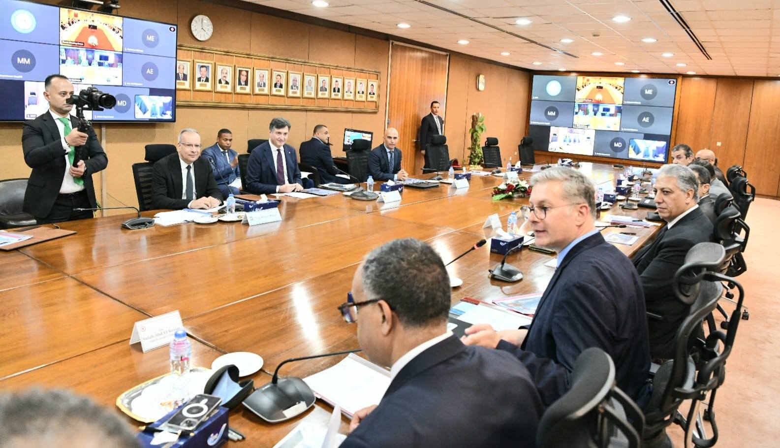 وزير البترول خلال اجتماع الجمعية العامة لشركة بتروبل
