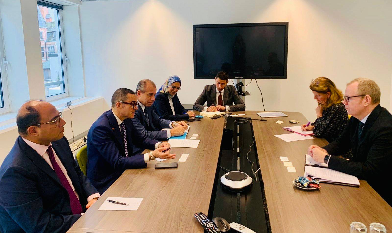 وزير الاستثمار مع أعضاء اتحاد الغرف التجارية الأوروبية