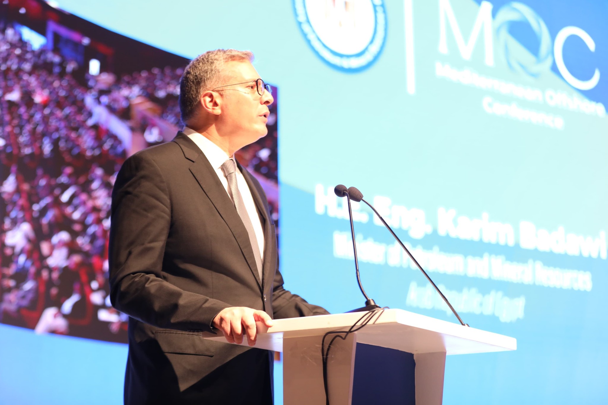 وزير البترول يفتتح مؤتمر حوض البحر المتوسط MOC 2024