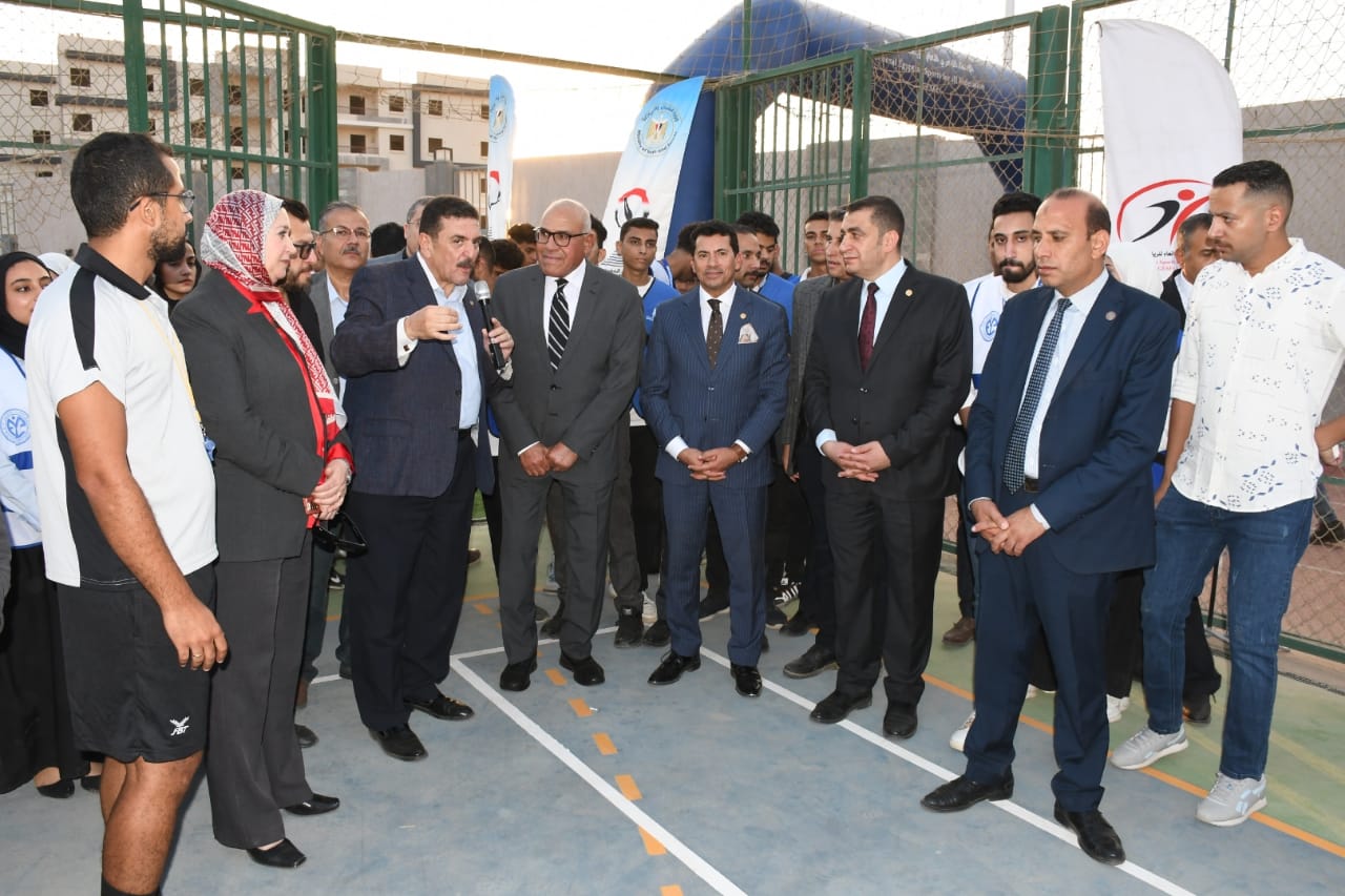 التشغيل التجريبي لمركز التنمية الشبابية بالسادس اكتوبر