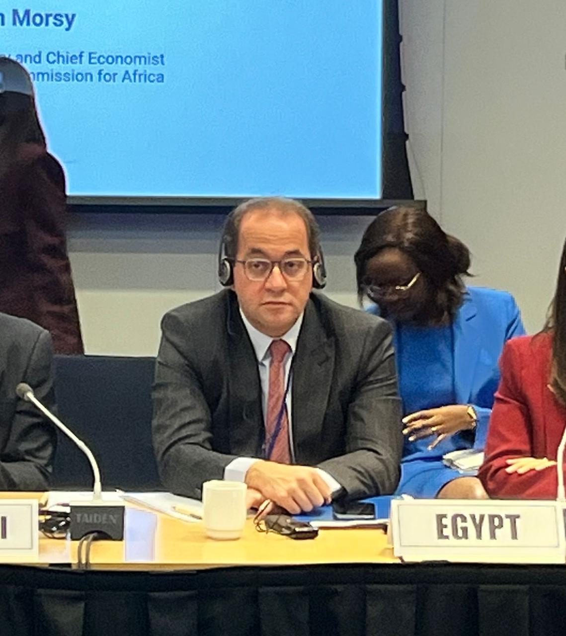 وزير المالية خلال اجتماعات صندوق النقد والبنك الدوليين بواشنطن
