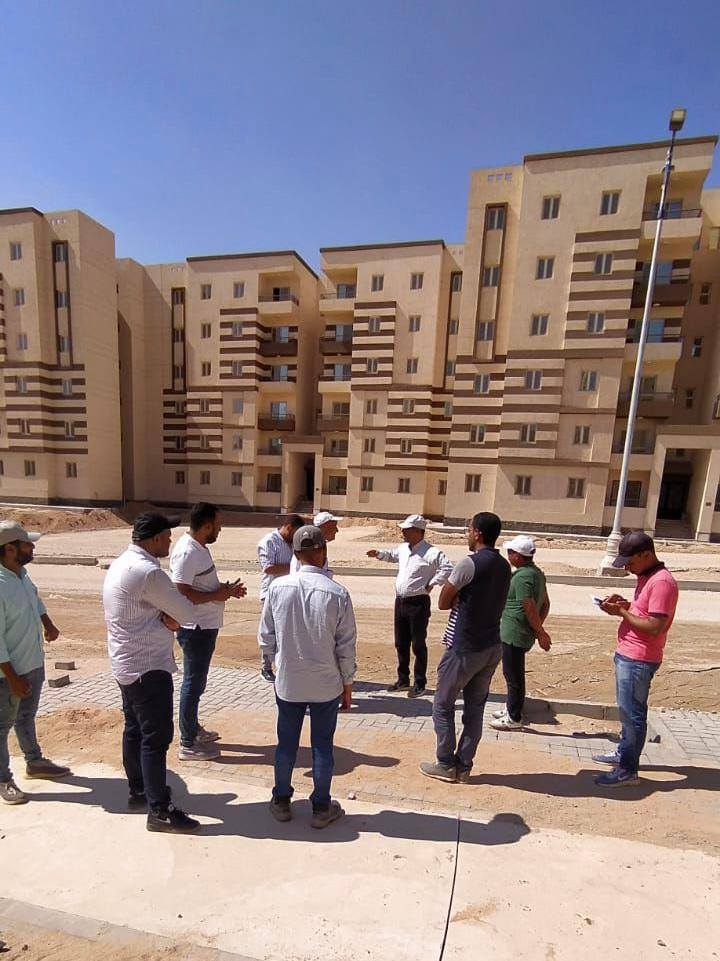الشربيني يتابع تنفيذ وحدات سكن لكل المصريين بالمدن الجديدة