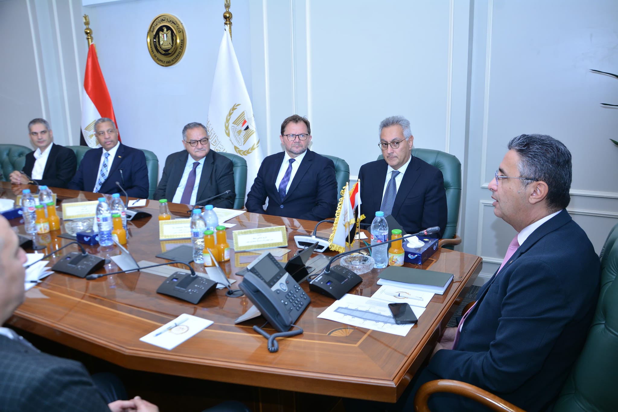 وزير التموين يلتقي الرئيس التنفيذي لشركة فيروم مصر للصوامع