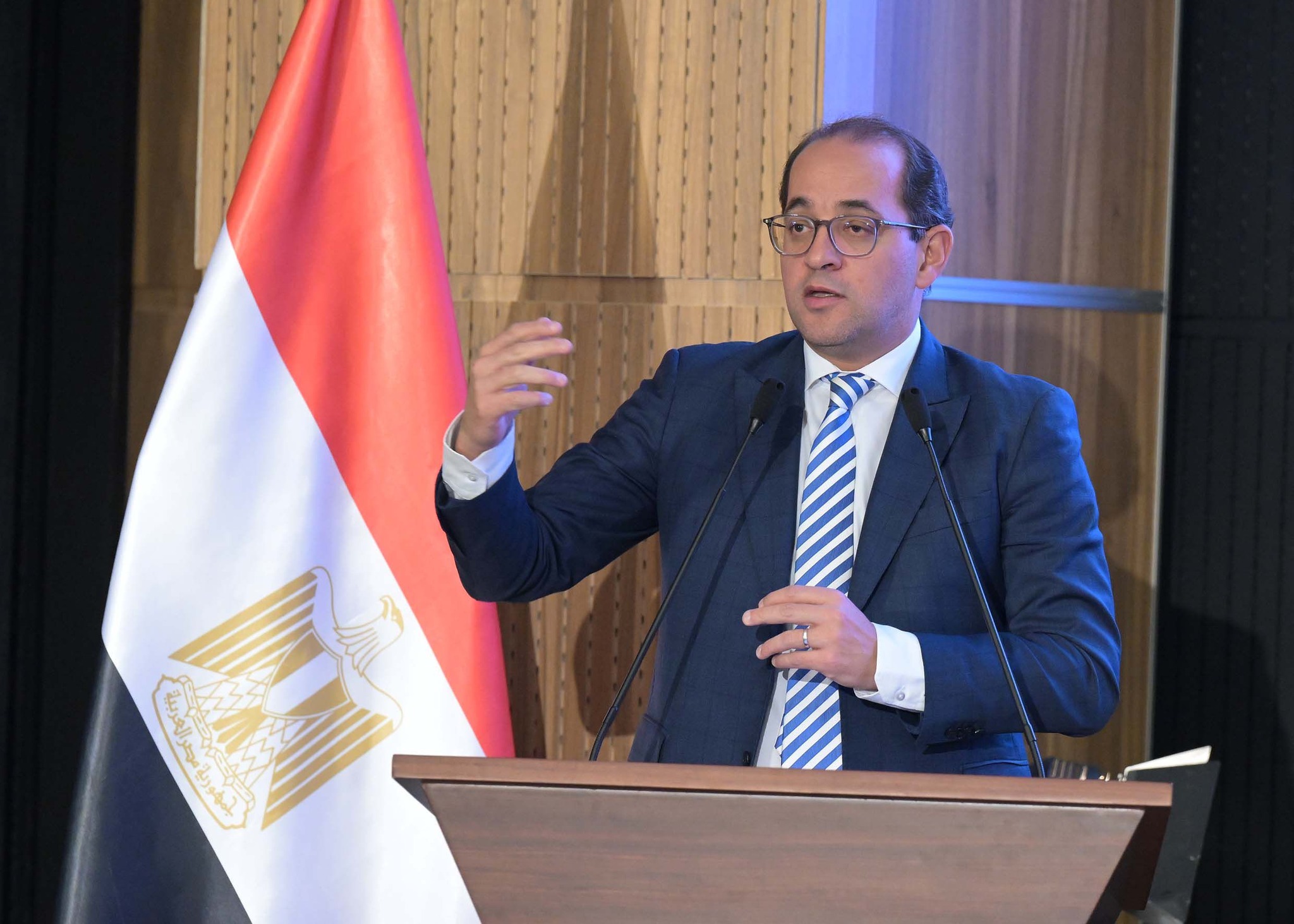 وزير المالية في المؤتمر الصحفي الأسبوعي لرئيس الوزراء