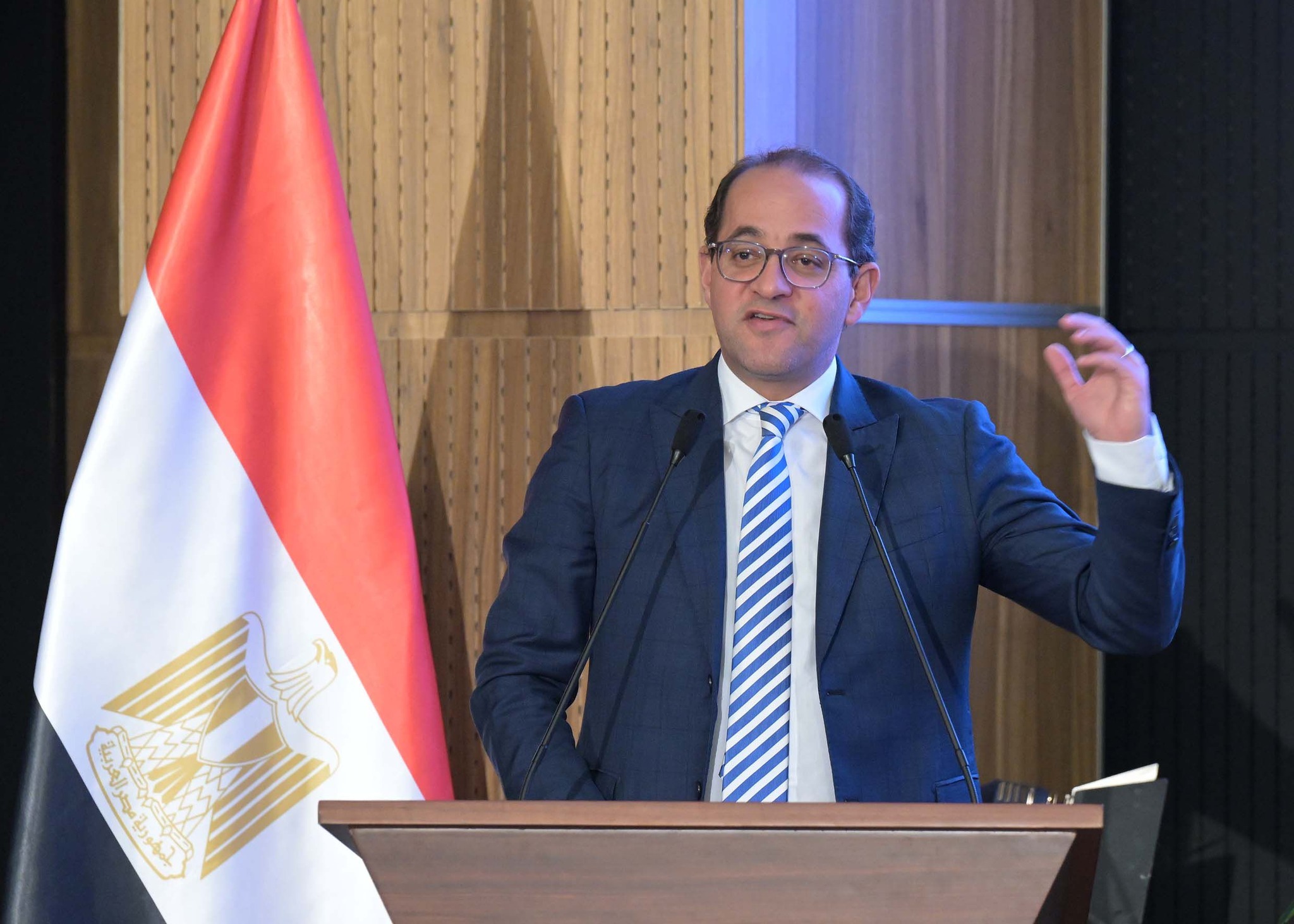 وزير المالية في المؤتمر الصحفي الأسبوعي لرئيس الوزراء