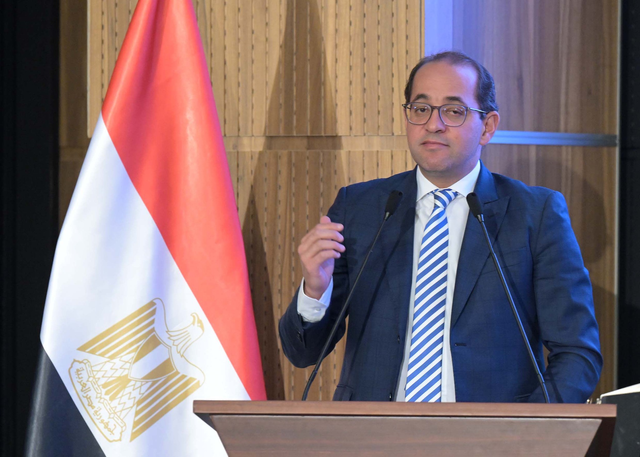 وزير المالية في المؤتمر الصحفي الأسبوعي لرئيس الوزراء