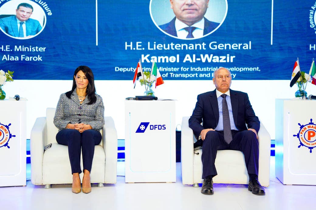 فعاليات مؤتمر الإعلان عن إطلاق خط الرورو المصري - الإيطالي