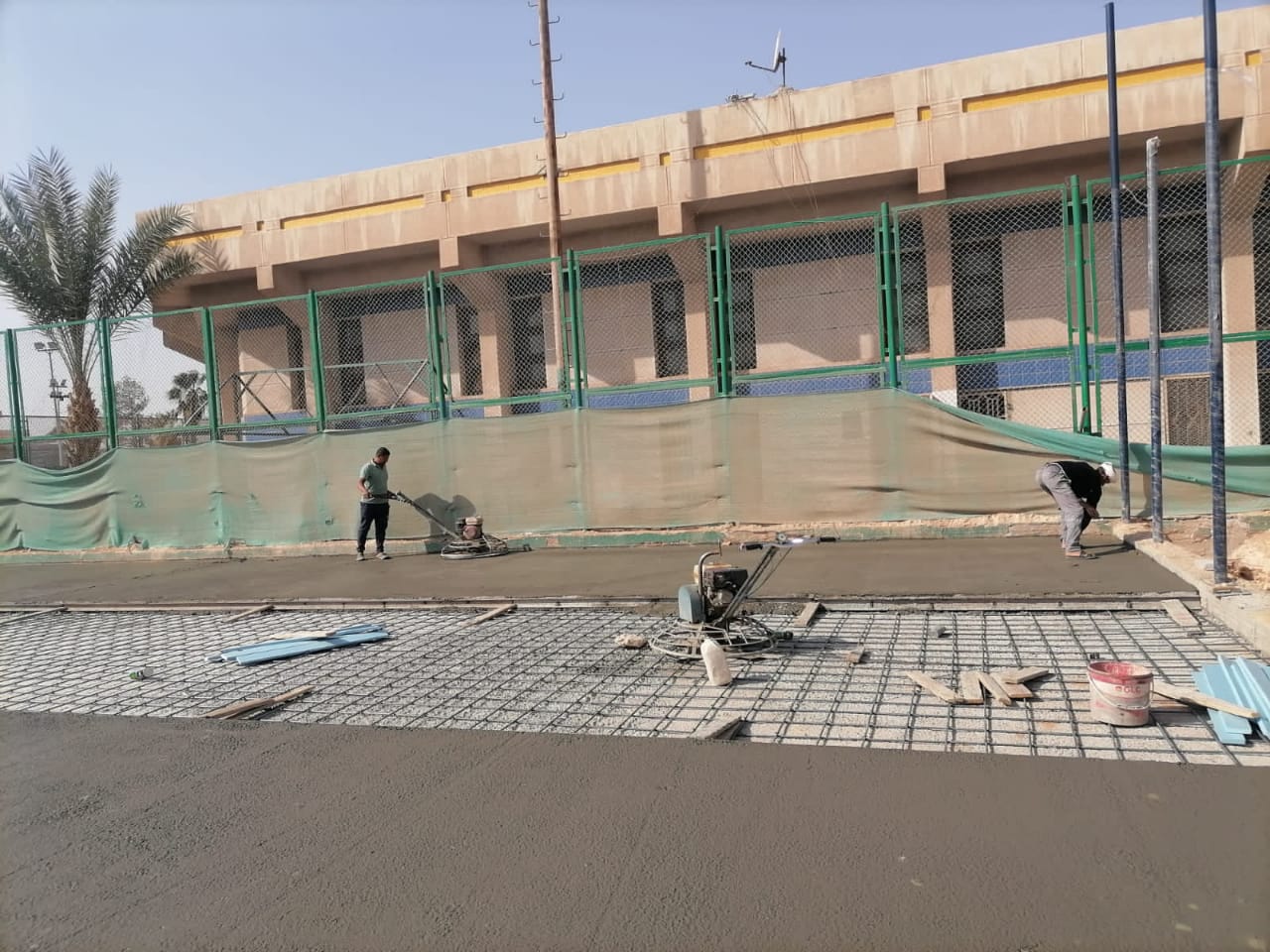 تطوير عدد 5 ملاعب بنادي الزهور الرياضي بمدينة نصر