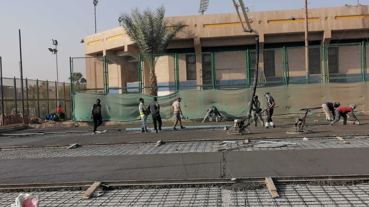 تطوير عدد 5 ملاعب بنادي الزهور الرياضي بمدينة نصر