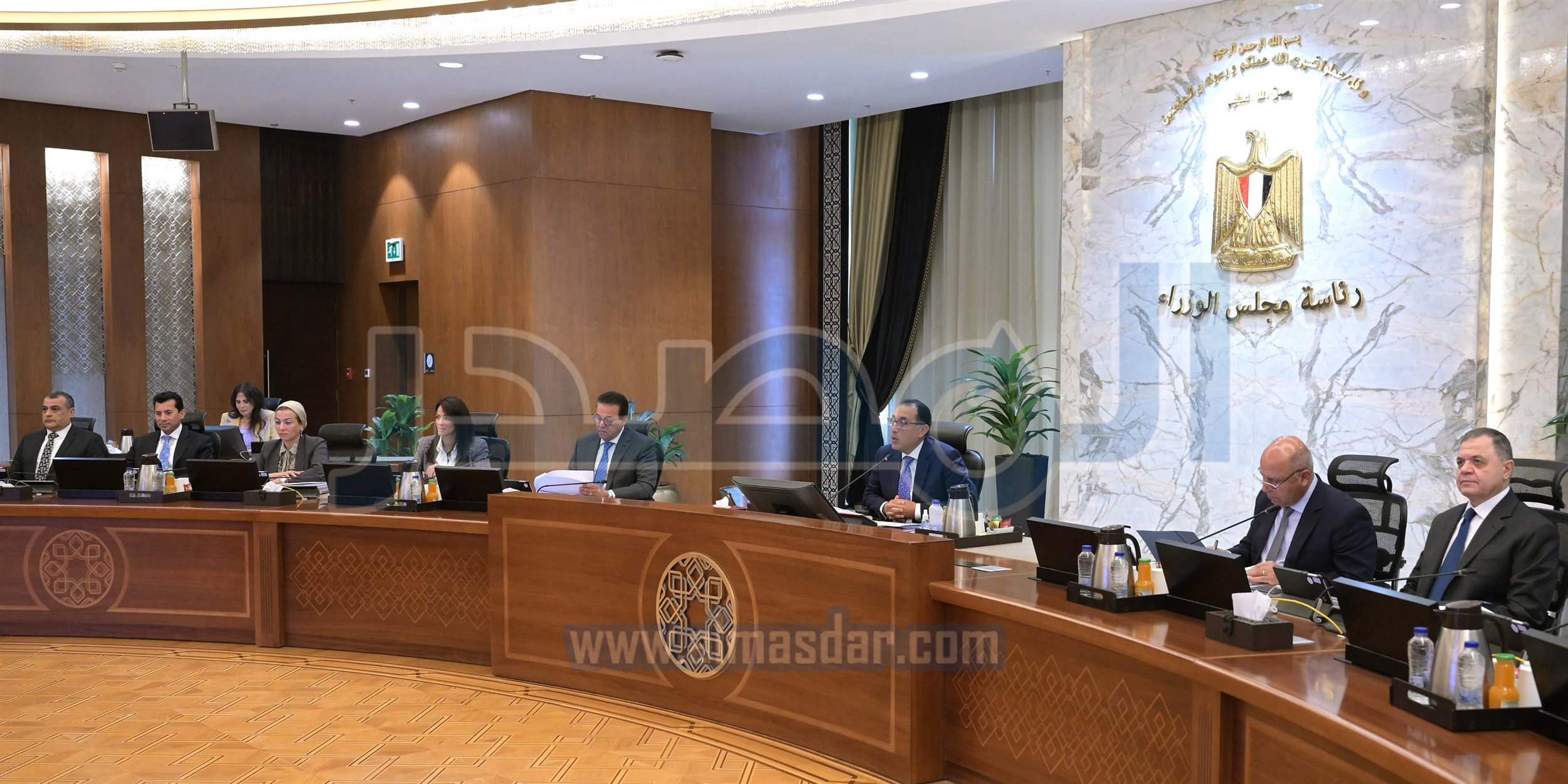 مجلس الوزراء يبدأ اجتماعه الأسبوعي بالعاصمة الإدارية الجديدة