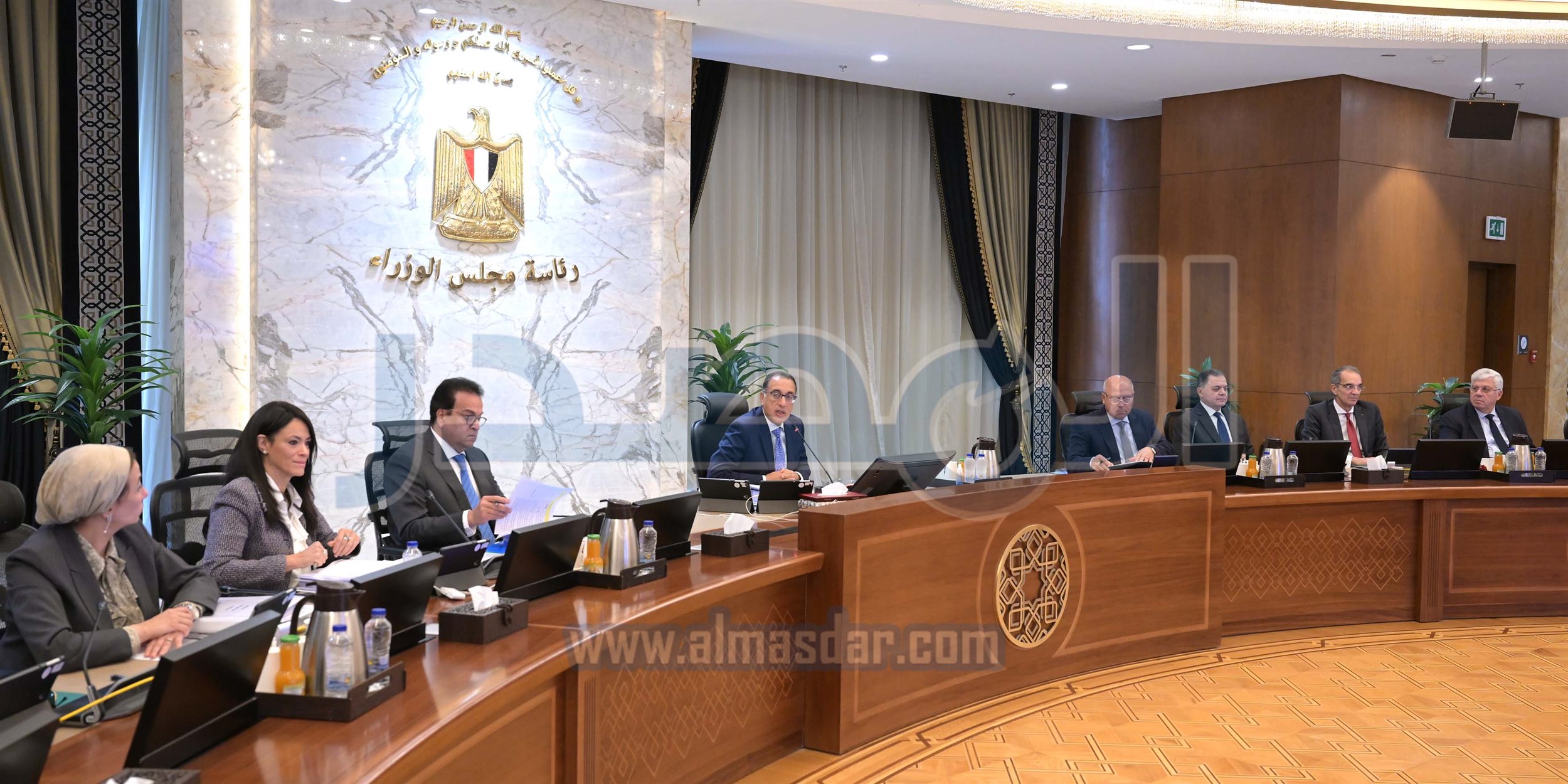 مجلس الوزراء يبدأ اجتماعه الأسبوعي بالعاصمة الإدارية الجديدة