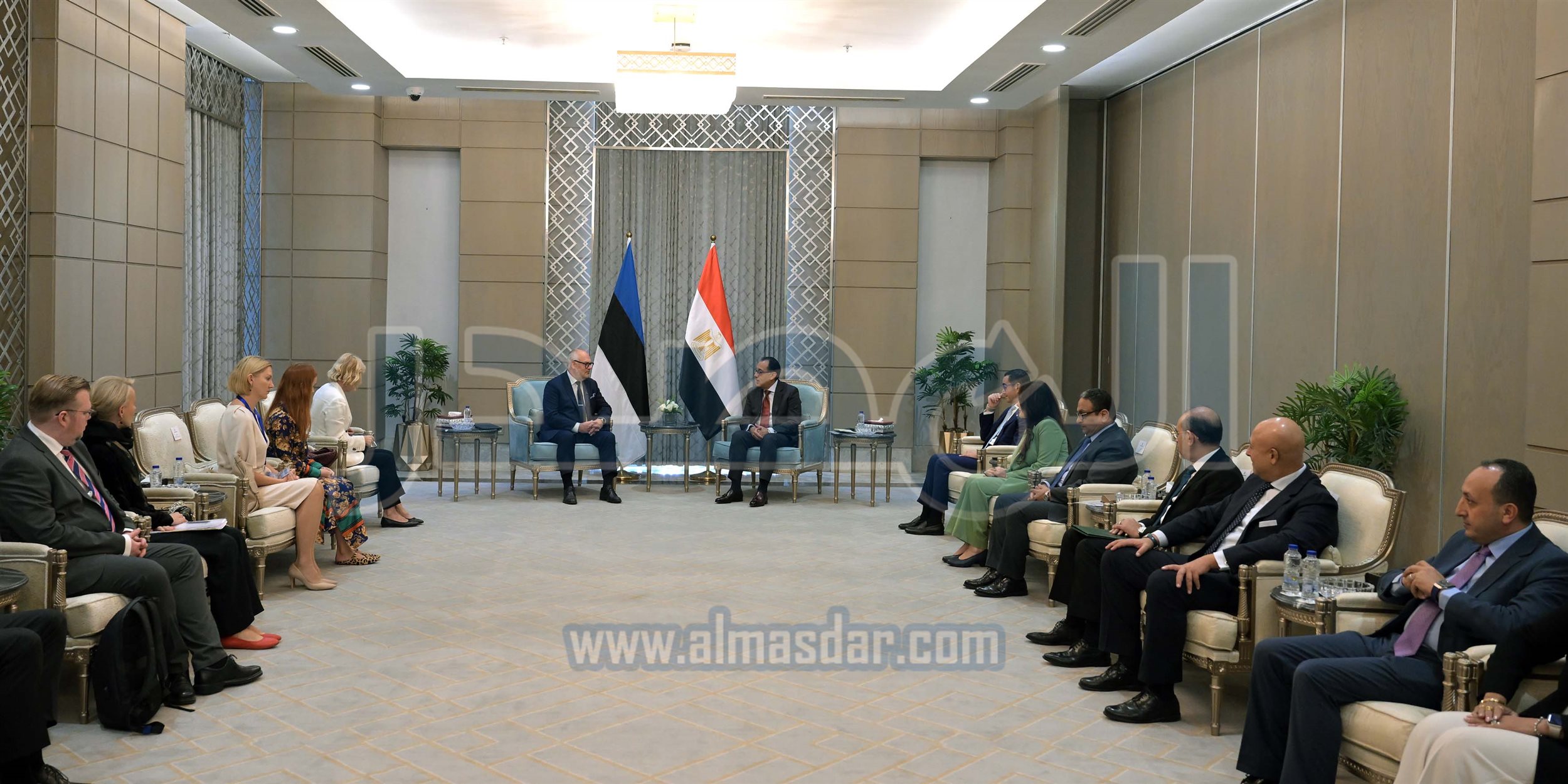 رئيس الوزراء يستقبل رئيس جمهورية إستونيا