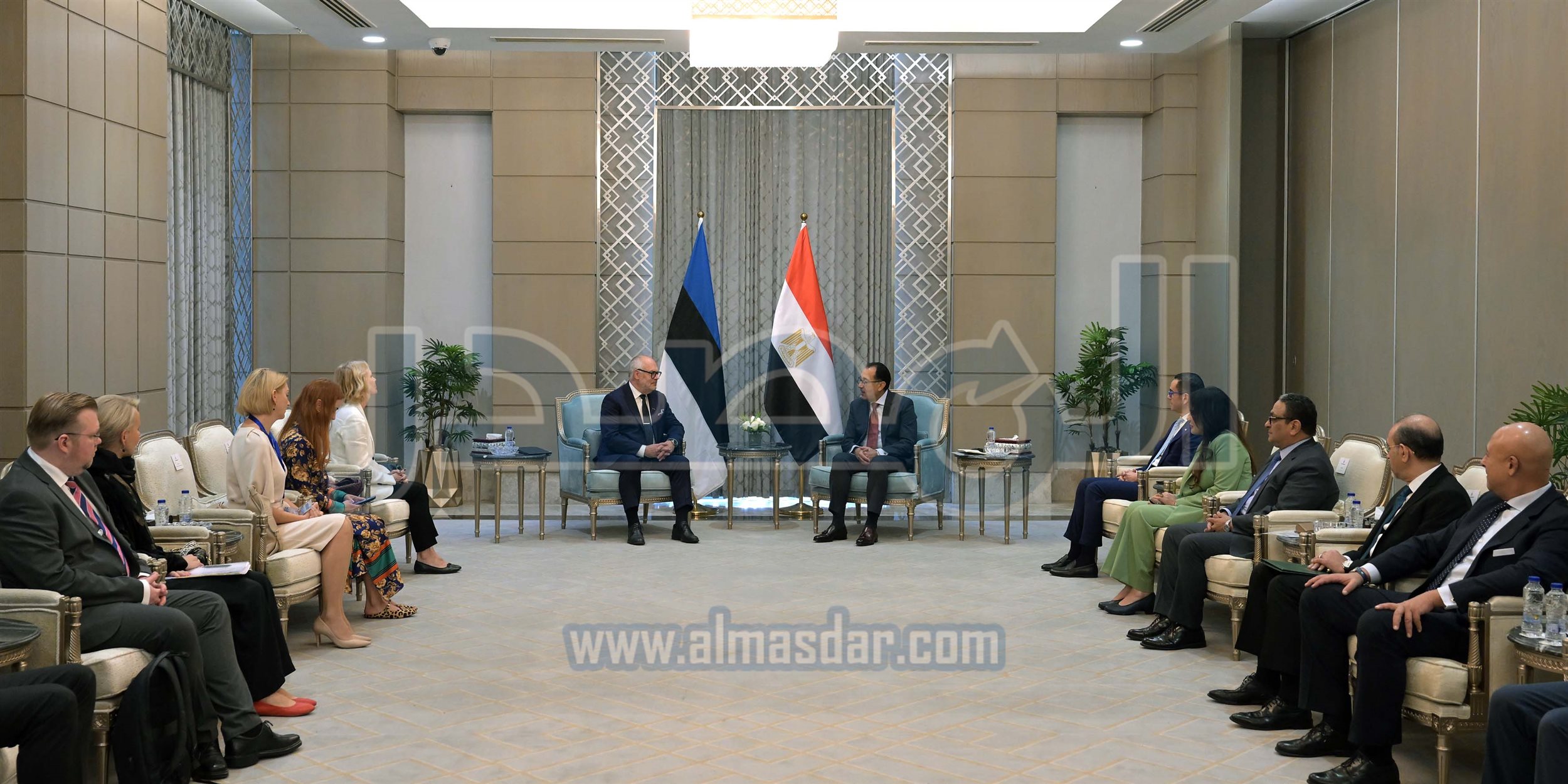 رئيس الوزراء يستقبل رئيس جمهورية إستونيا