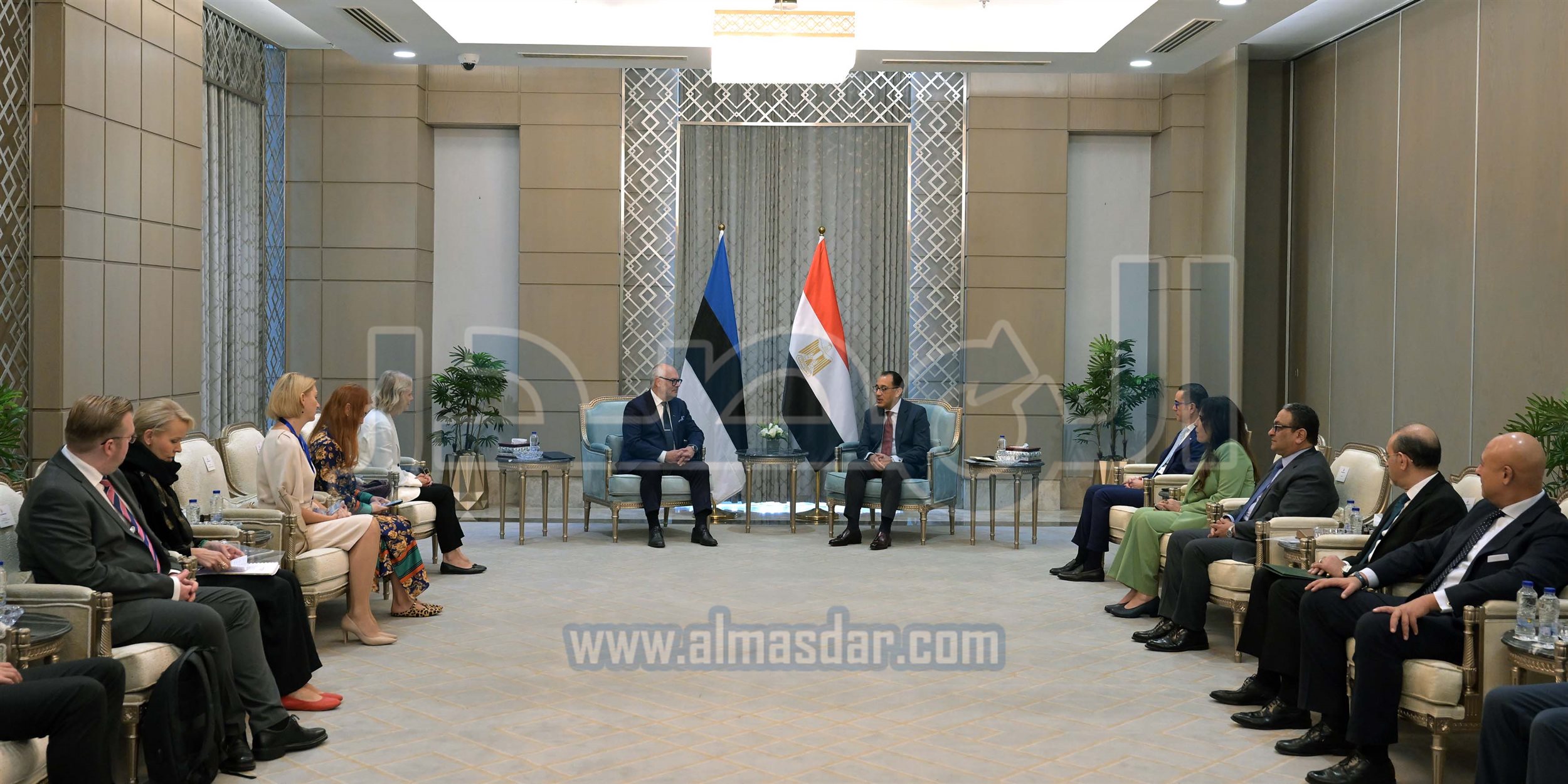 رئيس الوزراء يستقبل رئيس جمهورية إستونيا